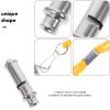 VOSAREA Stainless Steel Training Whistle for Pigeons and Parrots, Silver view 3