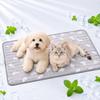 Cooling Mat for Dogs & Cats, Self-Cooling Washable Pet Mat, Breathable with Non-Slip Base, Gray, XS (40 x 30 cm) view 1