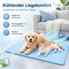 Cooling Mat for Dogs & Cats, Self-Cooling Washable Pet Mat, Breathable with Non-Slip Base, Gray, XS (40 x 30 cm) view 2