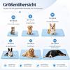 Cooling Mat for Dogs & Cats, Self-Cooling Washable Pet Mat, Breathable with Non-Slip Base, Gray, XS (40 x 30 cm) view 3