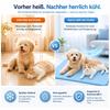 Cooling Mat for Dogs & Cats, Self-Cooling Washable Pet Mat, Breathable with Non-Slip Base, Gray, XS (40 x 30 cm) view 4