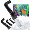 Eminchu 360° Rotatable Duckbill Nozzle for Aquarium Water Outlet, Adjustable Acceleration Nozzle, 3-Pack, Black Plastic view 2
