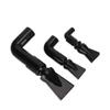 Eminchu 360° Rotatable Duckbill Nozzle for Aquarium Water Outlet, Adjustable Acceleration Nozzle, 3-Pack, Black Plastic view 3
