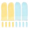 POPETPOP 12-Pack Washable Polyester Finger Toothbrushes for Dogs and Puppies view 1