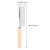 LOPUNER Pet Grooming Comb with Wooden Handle and Rounded Stainless Steel Teeth view 2