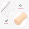 LOPUNER Pet Grooming Comb with Wooden Handle and Rounded Stainless Steel Teeth view 3