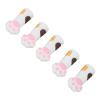 Xiuganpo Silicone Cuticle Scissor Protective Covers, Cat Paw Shape, 5-Pack, White view 1