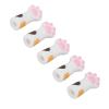 Xiuganpo Silicone Cuticle Scissor Protective Covers, Cat Paw Shape, 5-Pack, White view 4