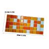 Cooling Mat for Rabbits and Hamsters, Cooling Cushion, Scratch-Resistant (Orange) view 4