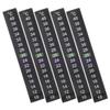 Abaodam 5 Aquarium Thermometer Stickers, 10–40°C Liquid Crystal Temperature Strips view 1
